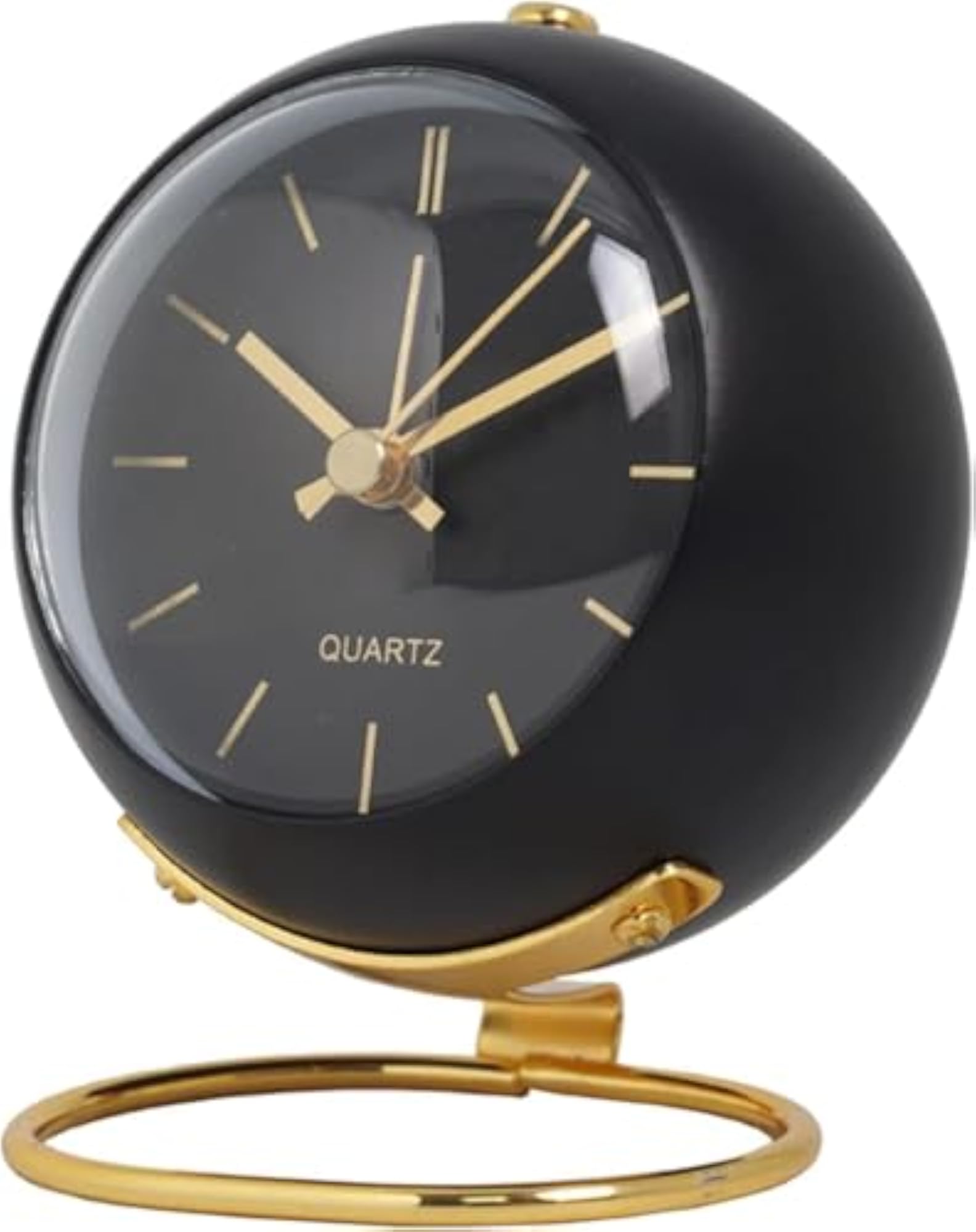 Alloy Steel Silent Analog Table Clock